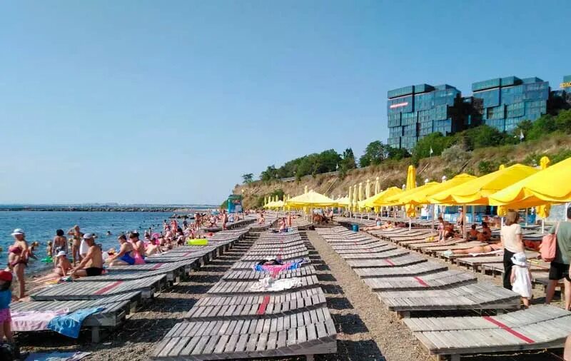Пляж высокий берег ул тургенева 1 фото Высокий берег" пляж пансионата. Анапа.