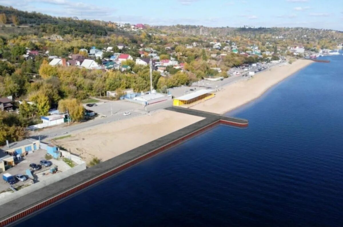 Пляж затон саратов большая затонская улица фото В Саратове за 1,2 млрд рублей построят набережную в Затон за 2,5 года АиФ Сарато