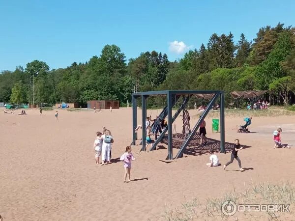 Пляж зеленогорска фото Отзыв о Золотой пляж (Россия, Зеленогорск) Жемчужина Курортного района