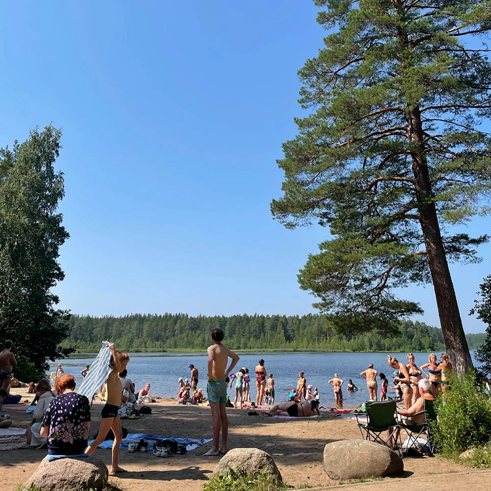 Пляж зеленогорска фото Пляжи Зеленогорска