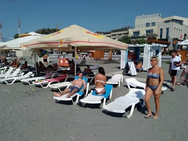 Пляж жемчужина сочи фото Russians this fall the longest rest in the vicinity of Sochi and in Spain - RIA 