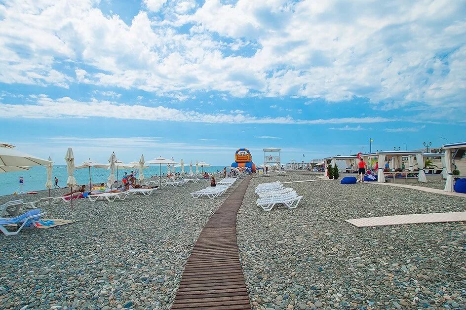 Пляжи адлера фото отзывы Адлер - жилье на берегу