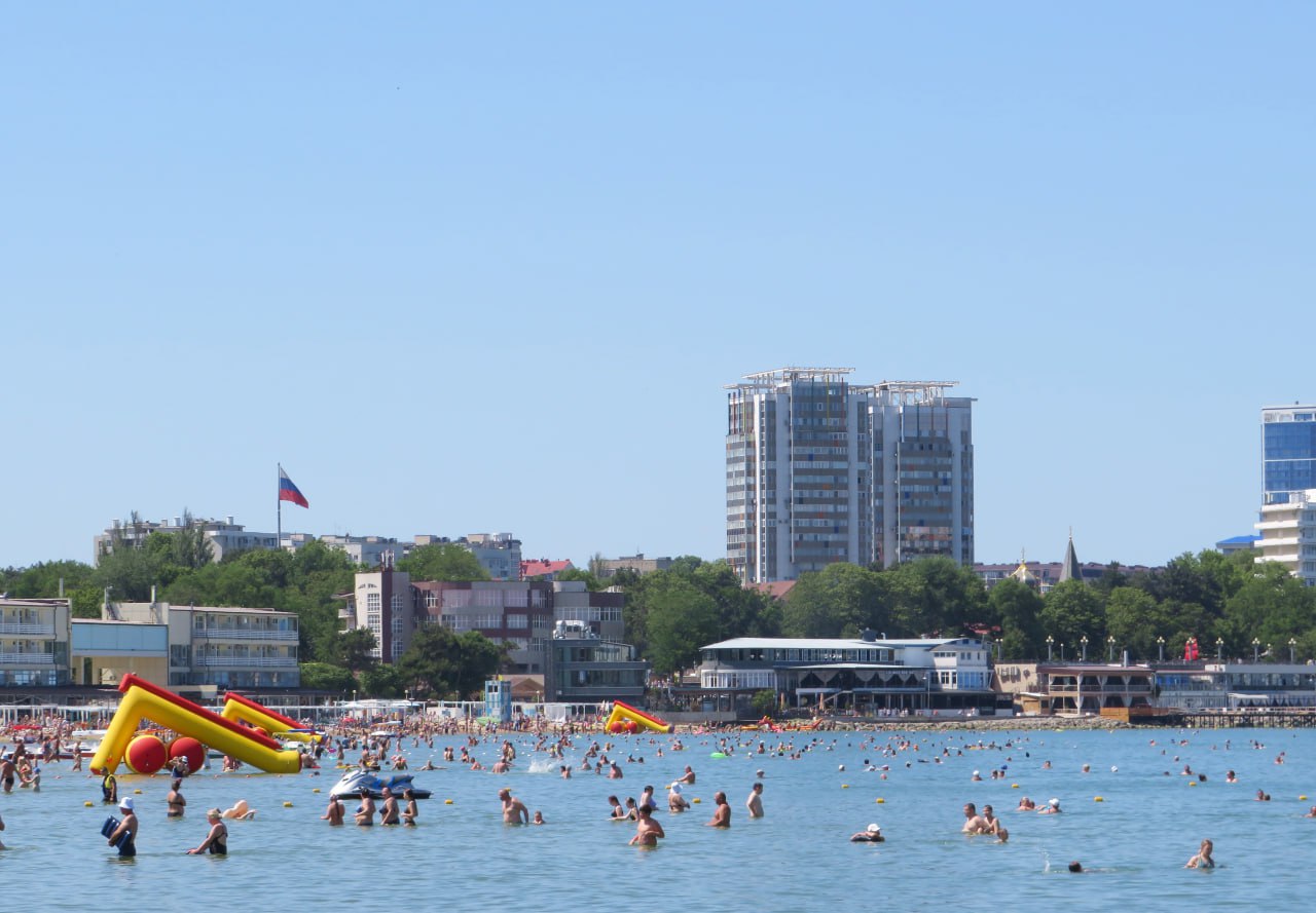 Пляжи анапы 2024 фото Пляжи Пионерский проспект - Новости Анапы