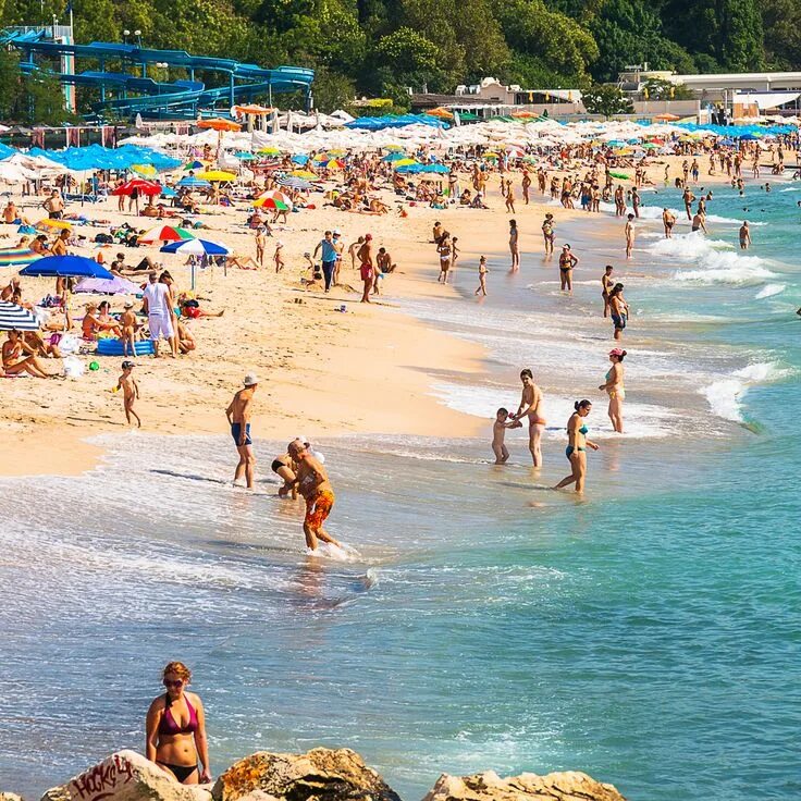 Пляжи болгарии фото Varna Central beach.... #sea #waves #water #ride #waterride #beautiful #beach #v