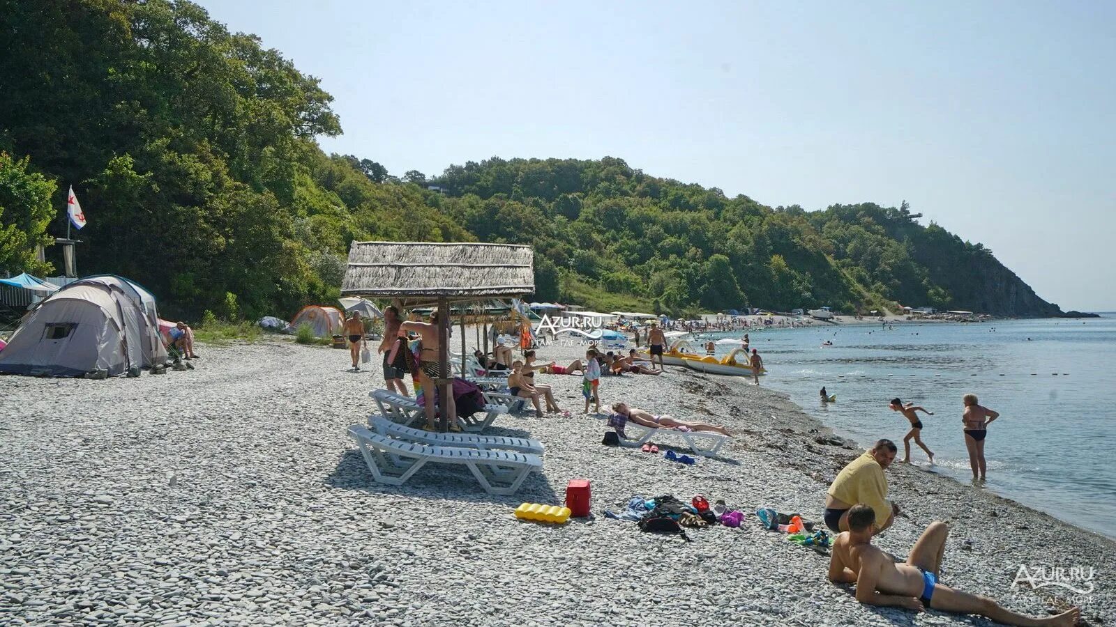 Пляжи бухты инал фото Фотогалерея Пляж шестого участка в Бухта Инал Фото на сайте Azur.ru