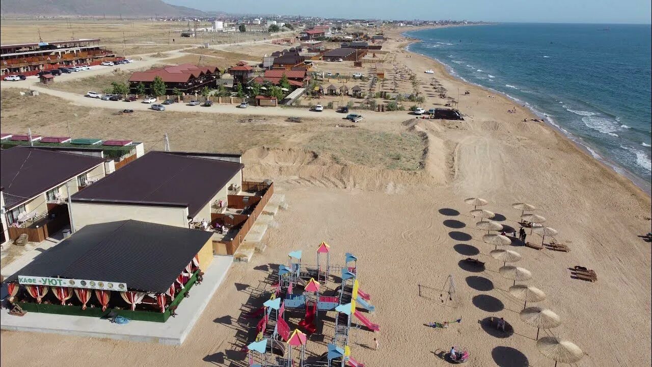 Пляжи дагестана фото Дагестан, Избербаш Береговая линия от Panorama Rest до северной части пляжа 4K D