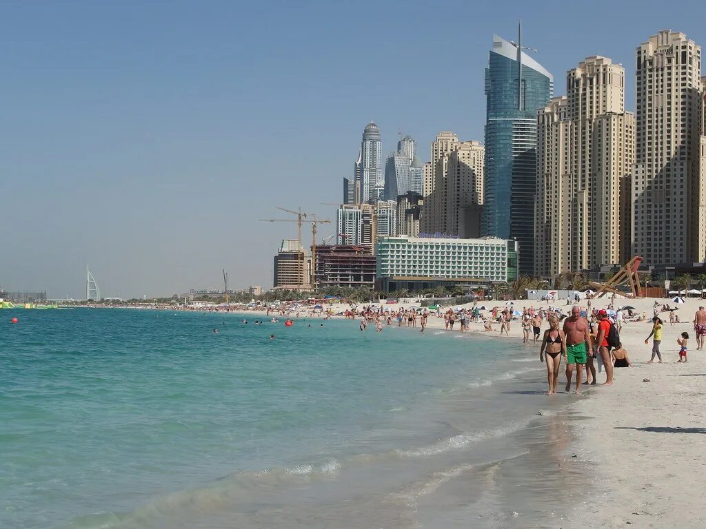Пляжи эмиратов фото Beach @ Jumeirah Beach Residence @ Dubai Marina Guilhem Vellut Flickr