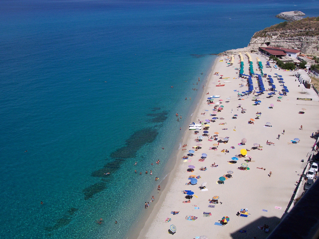 Пляжи европы фото Пляж Тропея или Tropea Beach из категории самые лучшие пляжи Италии - фото путев