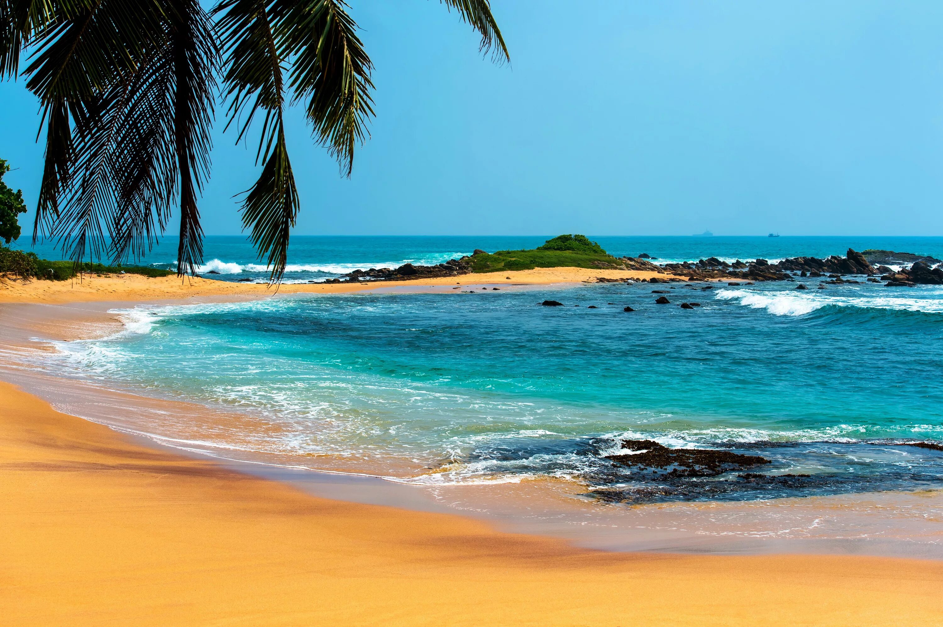 Пляжи фото картинки Wallpaper : landscape, sea, bay, shore, sand, beach, coast, horizon, tropical, l