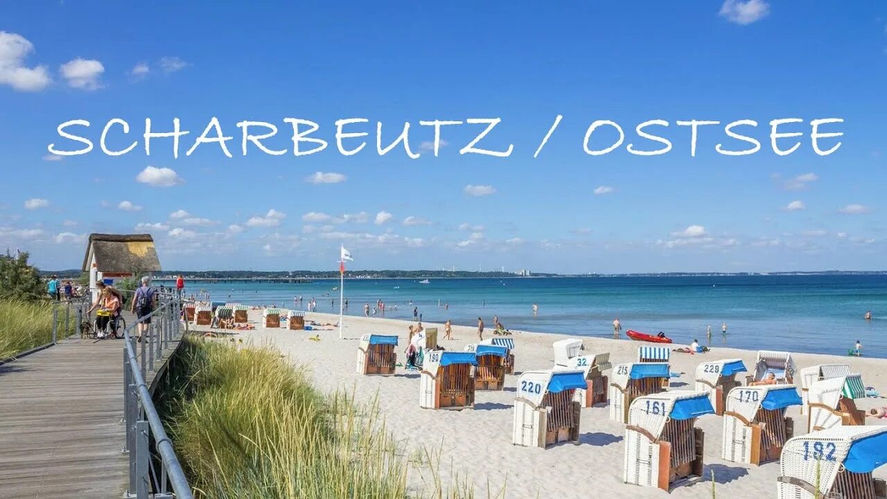 Пляжи германии фото Scharbeutz / Шарбойц - лучший пляжный курорт Балтийского моря (Германия) - YouTu