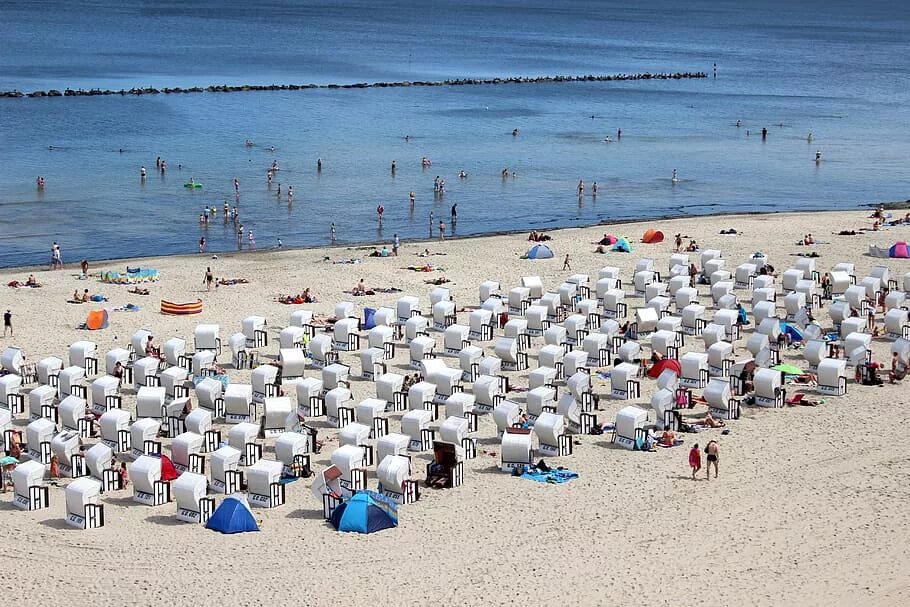 Пляжи германии фото девушек rügen island, rügen, summer, sun, beach, sea, swim, beach chair, sand, land Pxfu