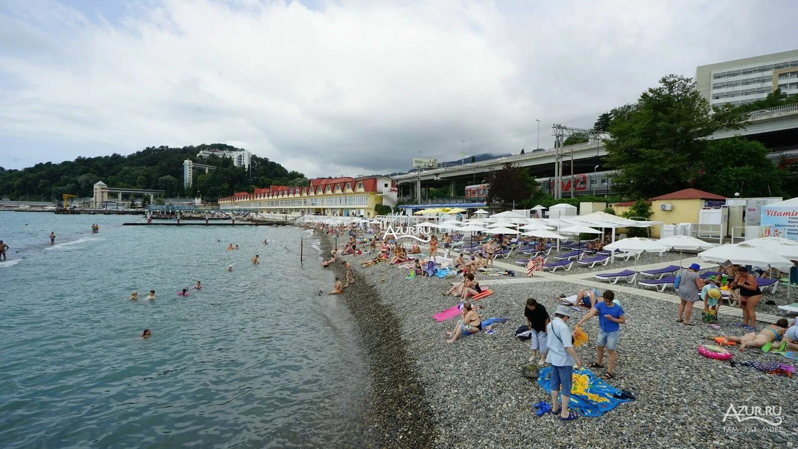 Пляжи хосты фото Фото курортов Хоста и Кудепста