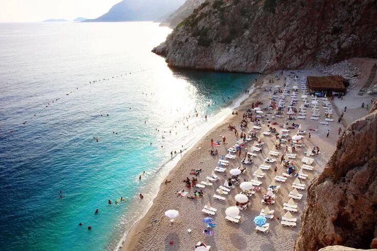 Пляжи каша турция фото Antalya - Kaş - Kaputaş Plajı Antalya, Plaj, Kaş