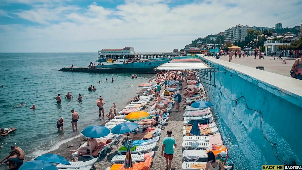 Пляжи крыма алушта фото Крым 2018. Один день отдыха в Алуште. Фото - видео отчет БЛОГ НЕ БЛОГЕРА Дзен