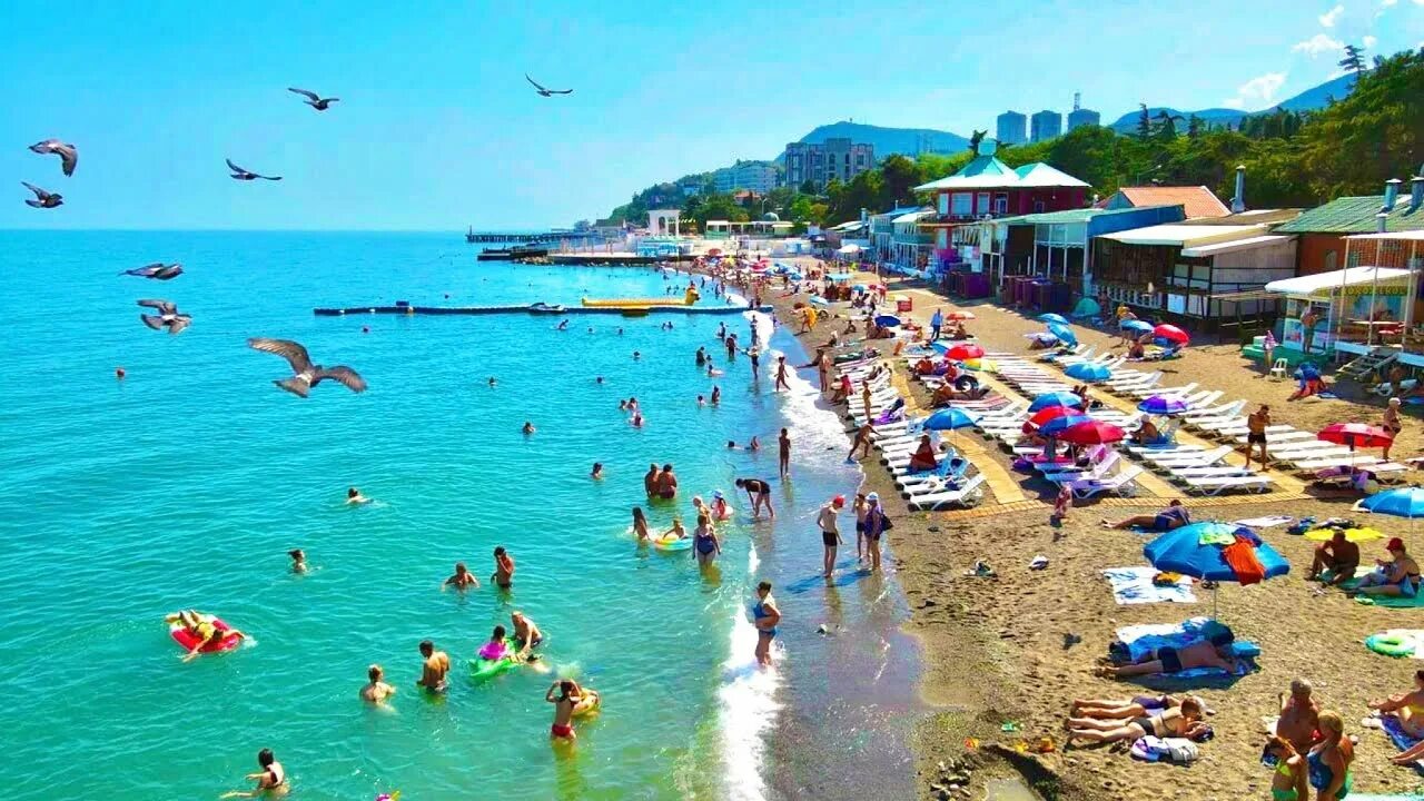 Пляжи крыма алушта фото АЛУШТА. Что с НАБЕРЕЖНОЙ? Пляжи, цены, где отдыхающие? Будет ли СЕЗОН? КРЫМ сего
