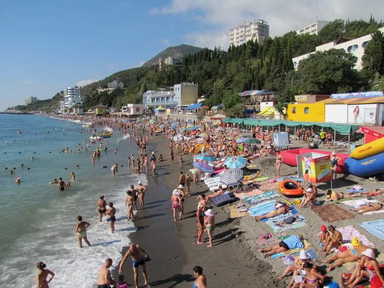 Пляжи крыма алушта фото Мой отчет о поездке в Крым. Алушта . - обсуждение (1680574) на форуме nn.ru