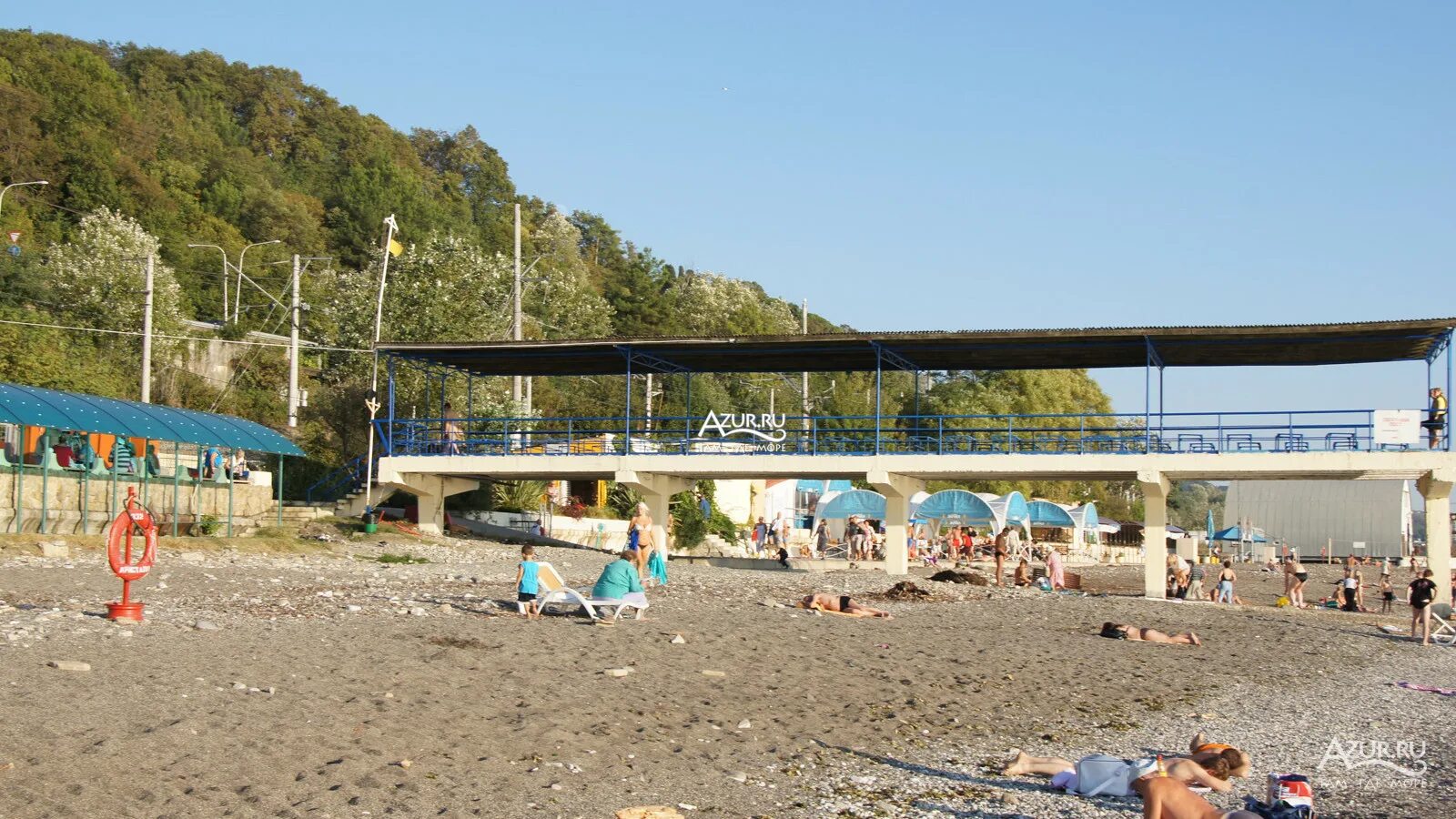 Пляжи кудепсты фото Фотогалерея Пляж Кристалл в Хоста и Кудепста Фото на сайте Azur.ru