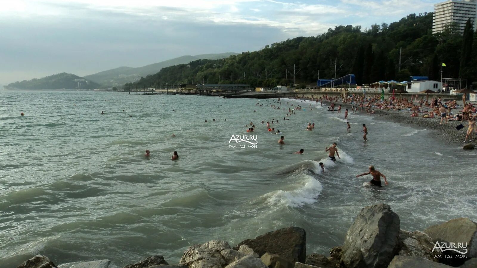Пляжи кудепсты фото Фотографии пляжа в Кудепсте