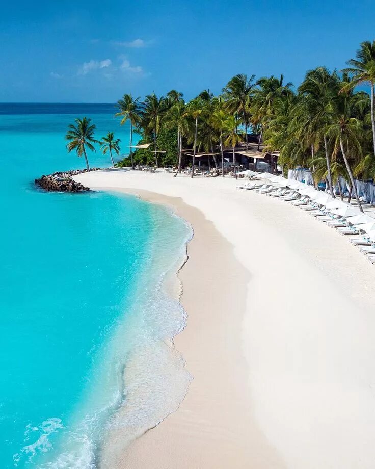 Пляжи курорты фото One & Only Reethi Rah #Maldives Photo @ooresorts @ooreethirah #beach #beachclub 