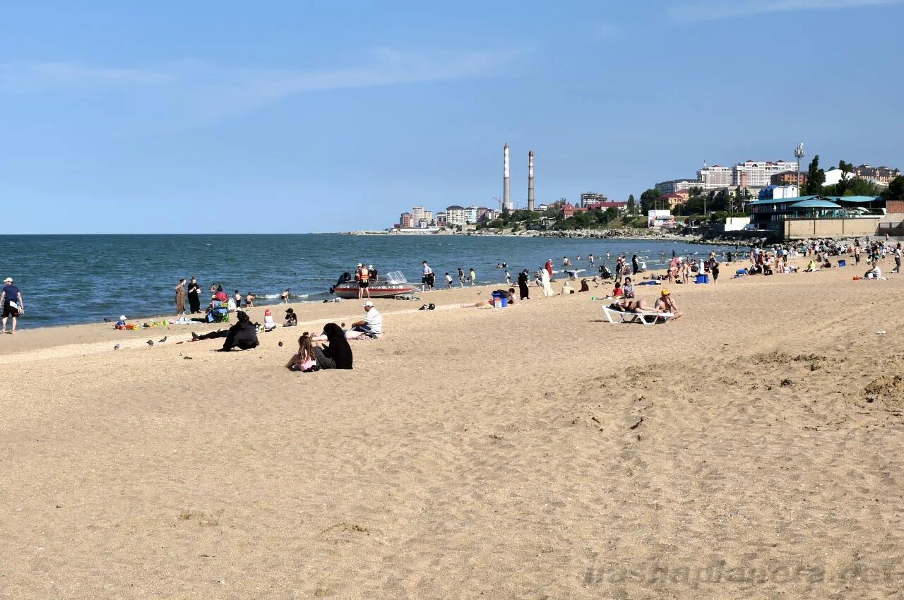 Пляжи махачкалы фото Городской пляж в Махачкале - описание и отзывы, фото, время работы и стоимость в