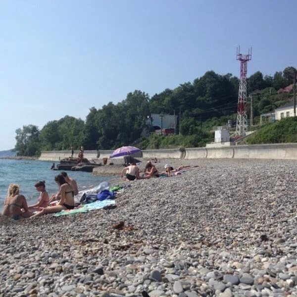 Пляжи мамайки фото Пляж Русалочка в Сочи - район Мамайка Сочи