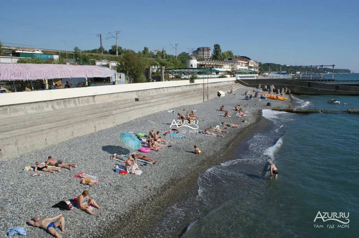 Пляжи мамайки сочи фото Пляжи в городе Сочи