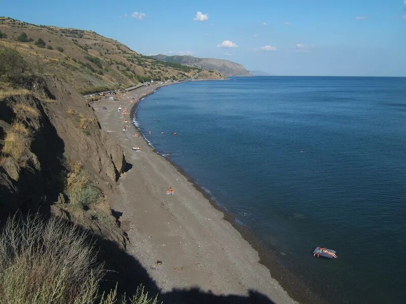 Пляжи морское крым фото Фото пляжа в Морском, Крым Resorts-Russia