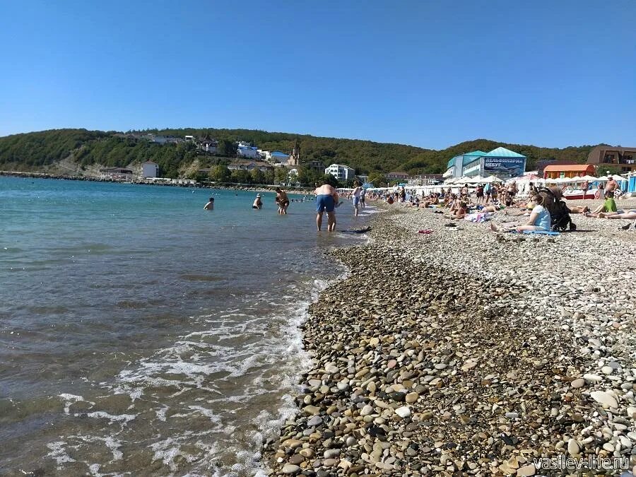Пляжи новомихайловского фото Отдых на море в Новомихайловском (Краснодарский край). Цены 2024