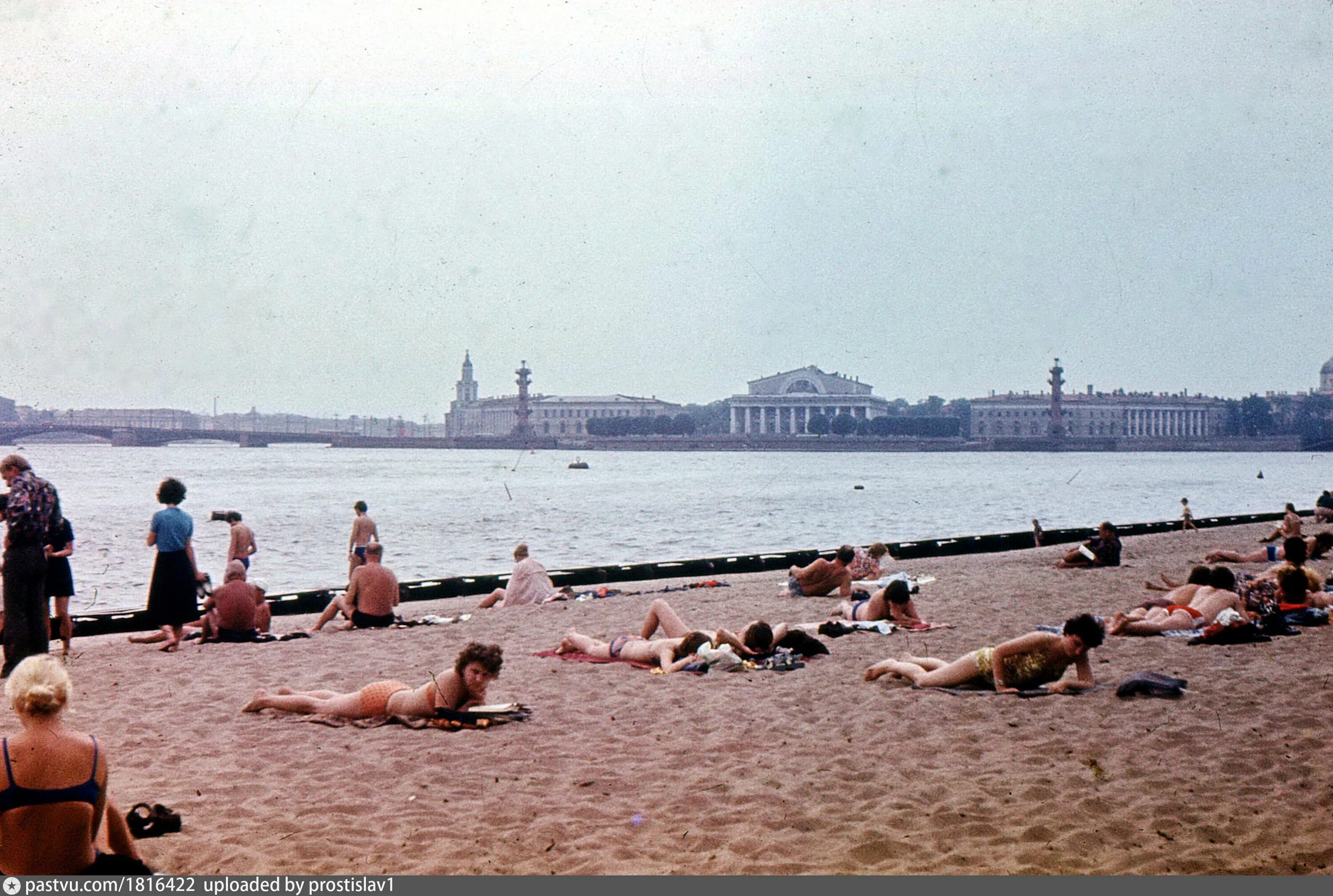 Пляжи петербурга фото Пляж у Петропавловской крепости - Retro photos