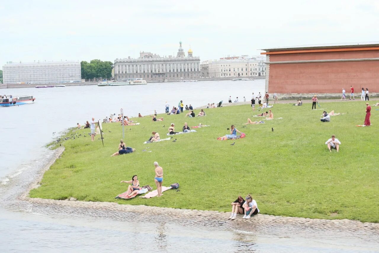 Пляжи петербурга фото Петербург обновил личный температурный рекорд 11-летней давности