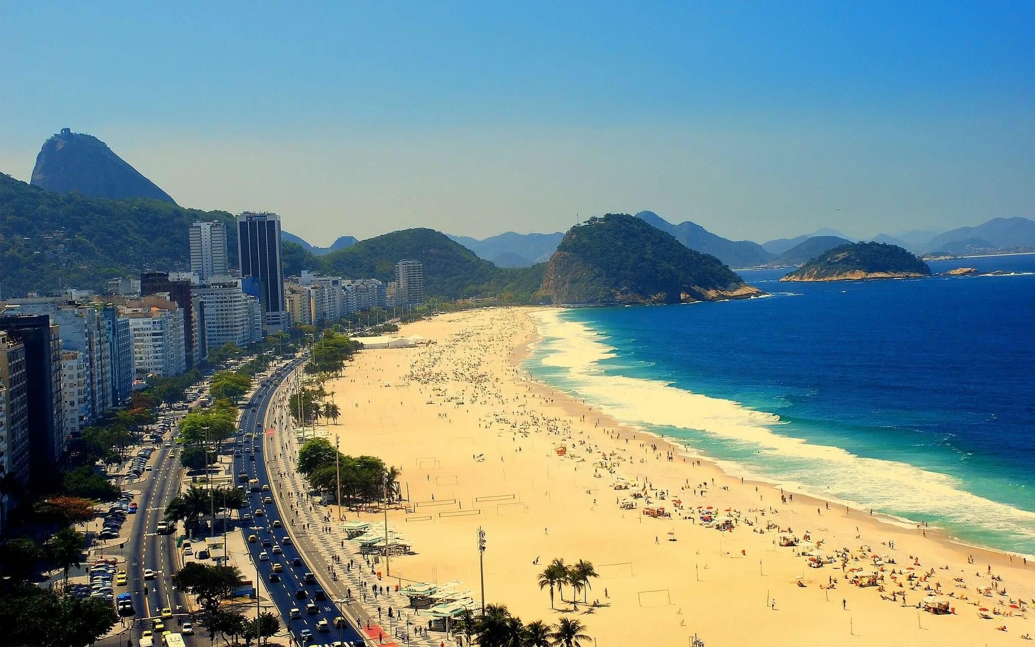 Пляжи рио де жанейро фото Pin on Meu Pinterest 1 Travel wallpaper, Copacabana, Beach