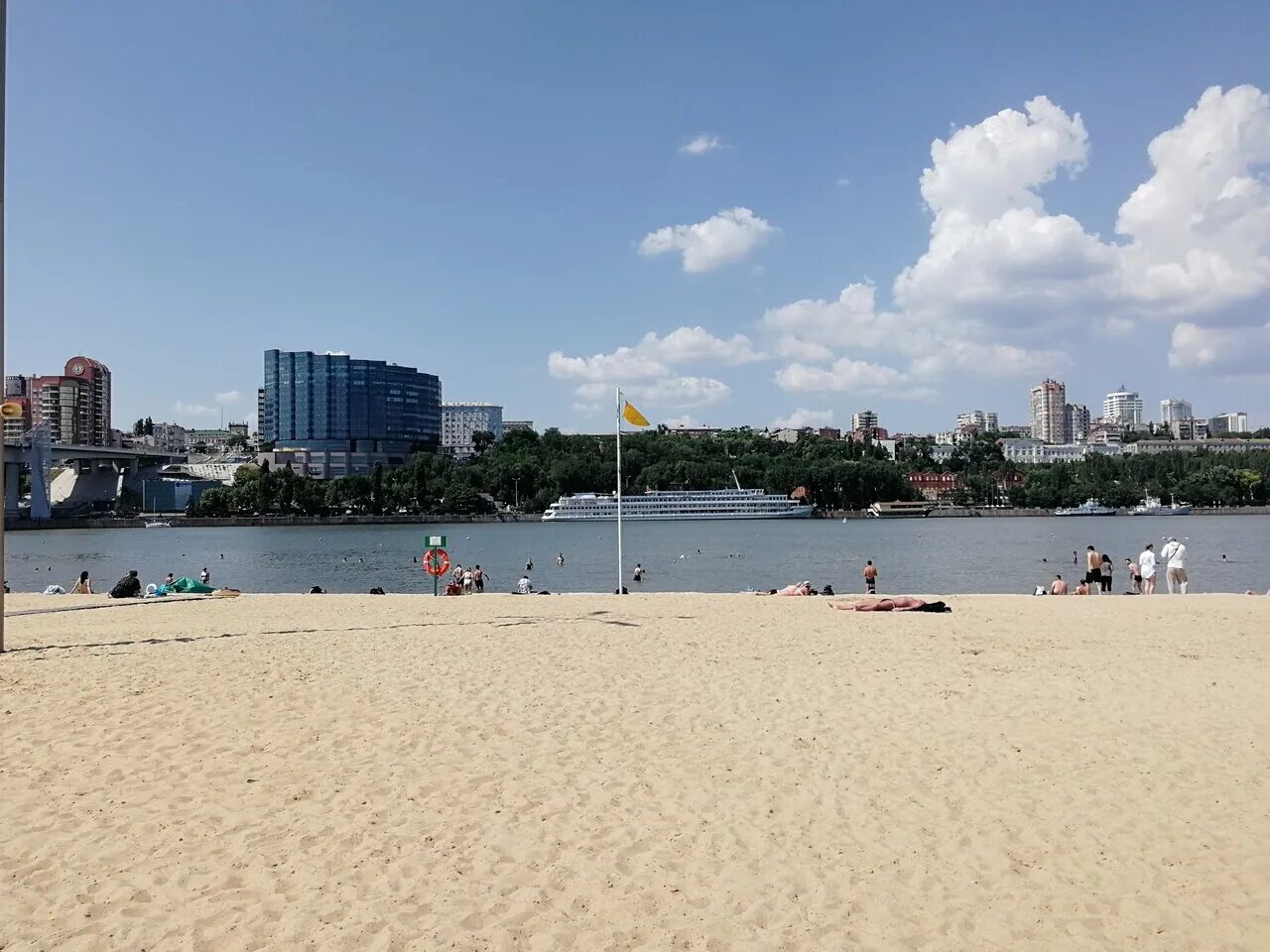 Пляжи ростова фото Фото: Центральный городской пляж, пляж, Левобережная ул., 2, Ростов-на-Дону, Рос