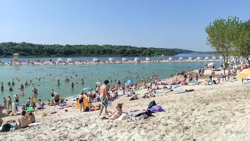 Пляжи серпухова фото Новый пляж в Серпухове - Серпуховские Мальдивы
