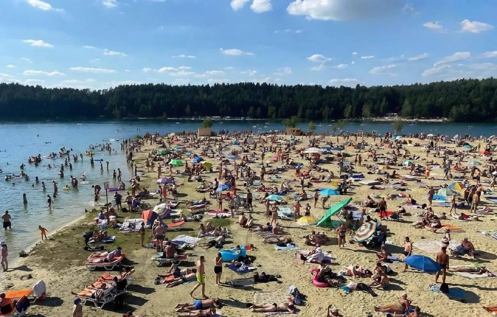 Пляжи сейчас фото В Москву вернется "красная жара"