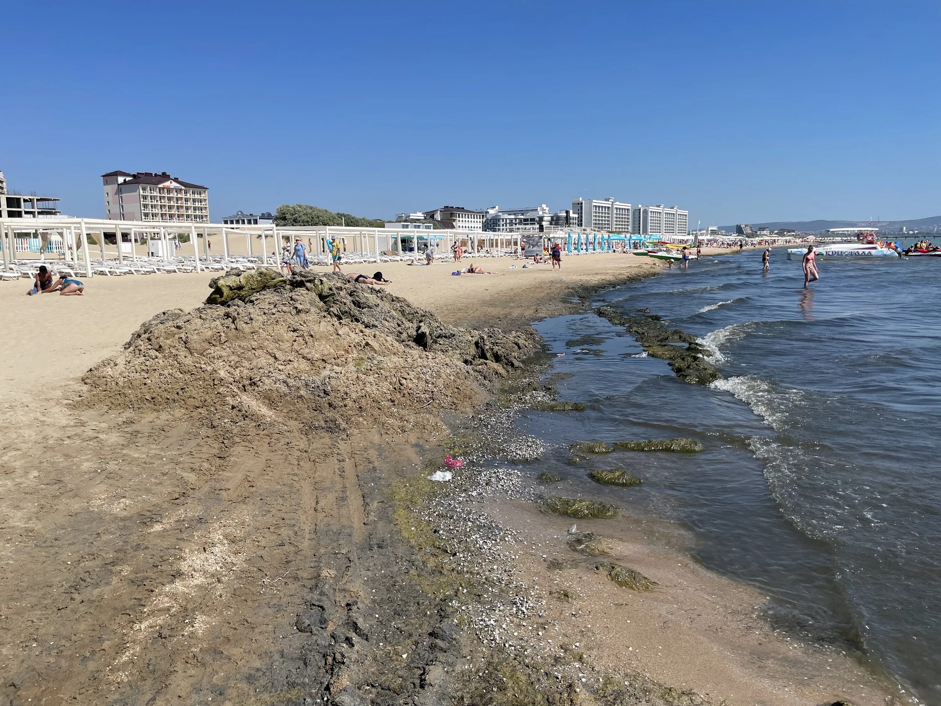 Пляжи сейчас фото Особенности пляжа Белый пляж в Анапе, Джеметинский проезд, 8Б - Яндекс Карты