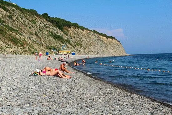Пляжи широкой балки фото Детский лагерь "Лукоморье" в Новороссийске