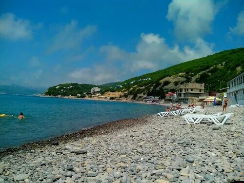 Пляжи широкой балки фото Пляж - beach, selo Shirokaya Balka - reviews and photos - Yandex.Maps