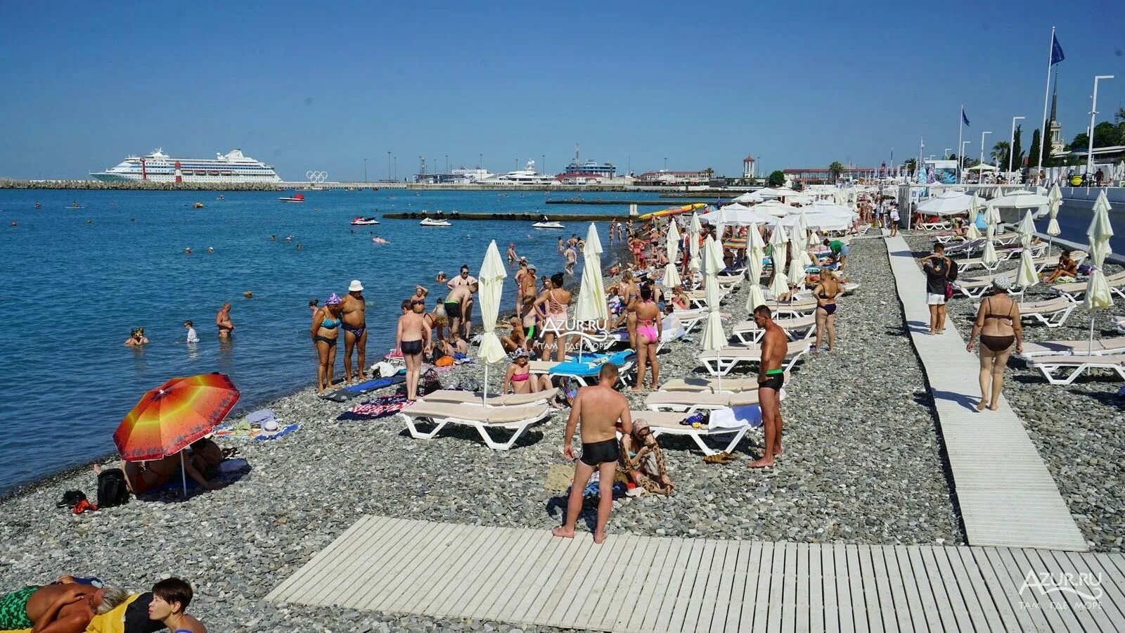 Пляжи сочи 2024 фото Фотогалерея Пляж Маяк в Сочи Фото на сайте Azur.ru