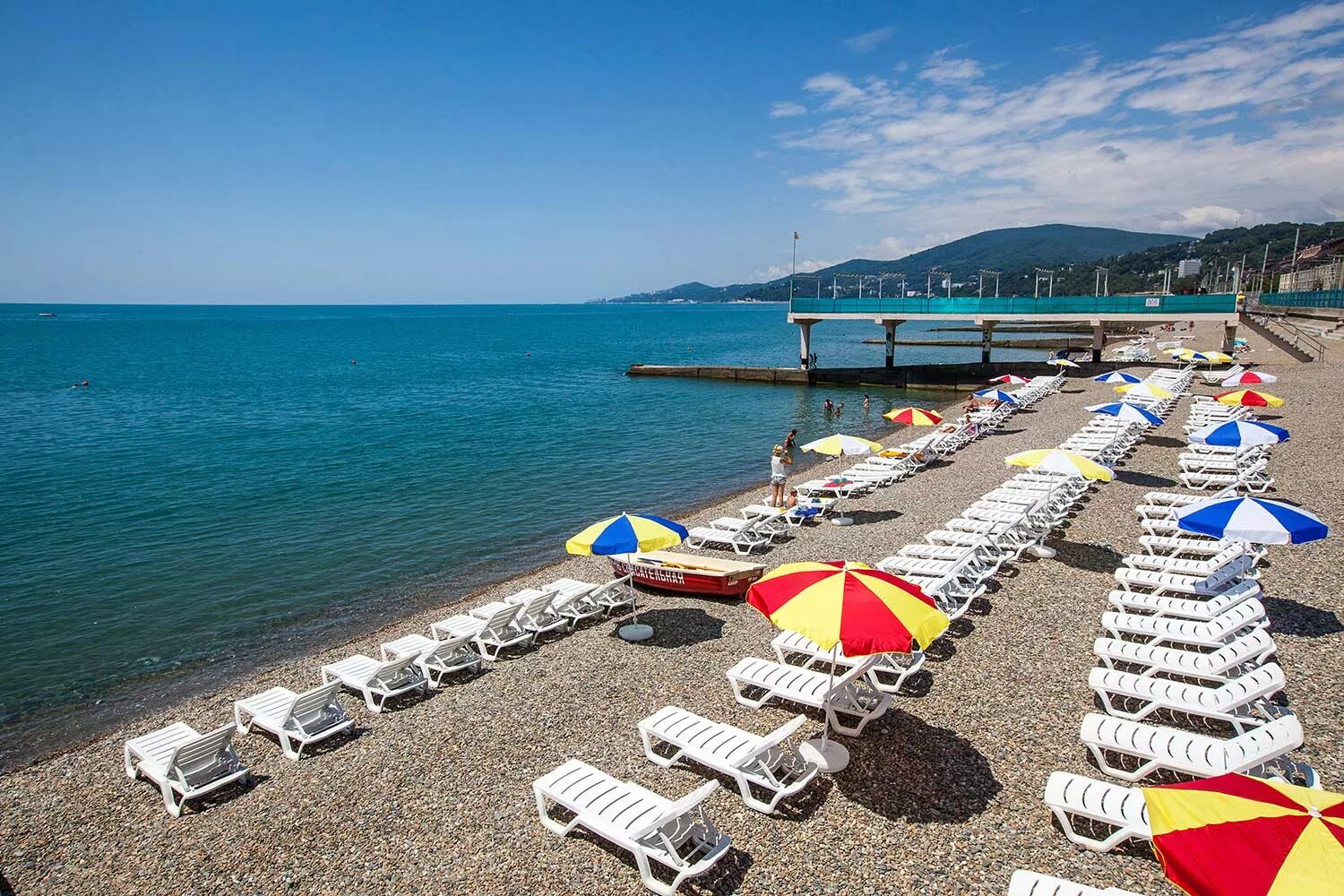 Пляжи сочи летом фото Equipped beach "Chaika" - Modart Olympic & Beach by Stellar Hotels, Sirius Сочи