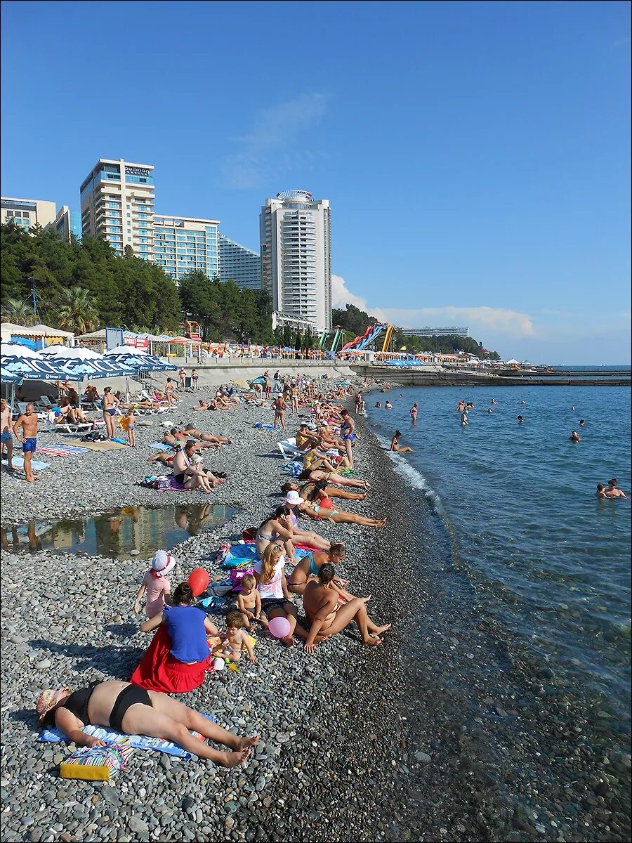 Пляжи сочи летом фото Сочи пляжи фото YugNash.ru