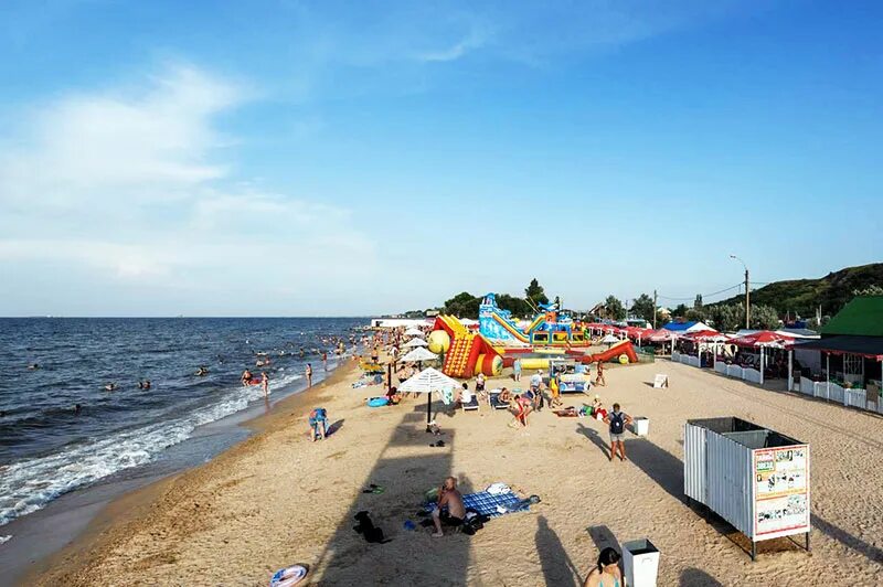 Пляжи станицы голубицкой фото Отдых в Голубицкой 2024, жилье у моря, цены без посредников