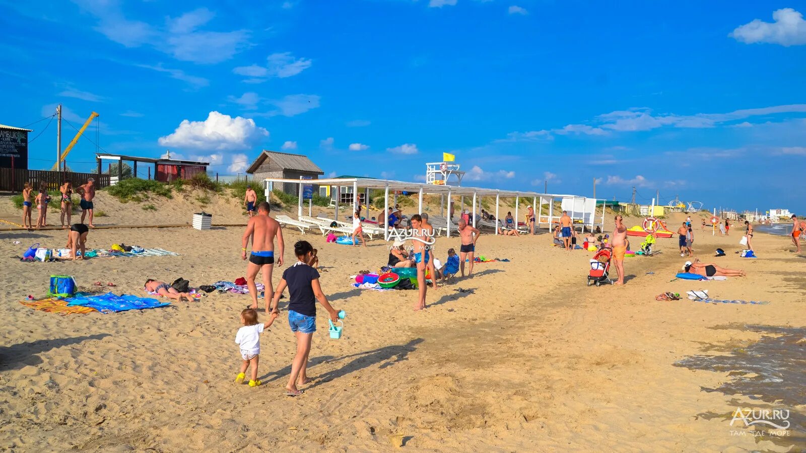 Пляжи веселовки фото Фотогалерея Центральный пляж в Веселовка Фото на сайте Azur.ru