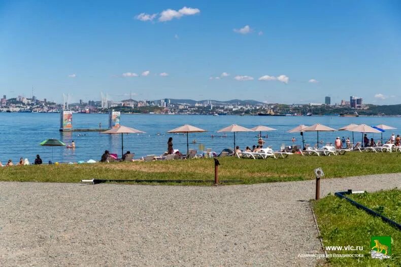 Пляжи владивостока фото Во Владивостоке продолжается благоустройство Первого городского пляжа " Новости 