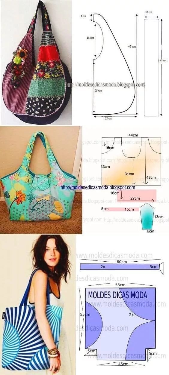 Пляжная сумка выкройка фото Пин от пользователя Azka Putra на доске bolsas y bolsitas Швейные выкройки сумок