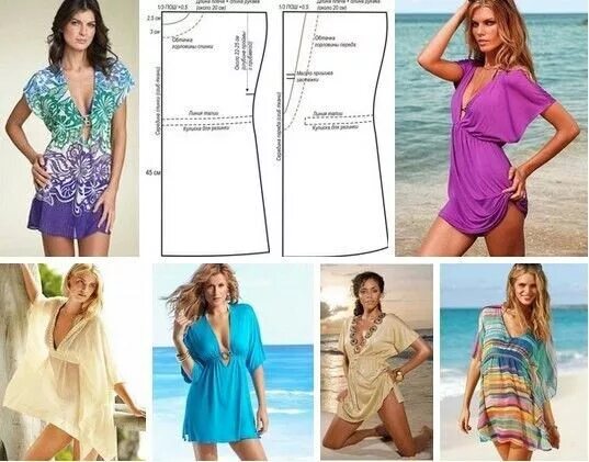 Пляжная туника своими руками без выкройки Pin on PATRONES Fashion, Pulitzer dress, Lily pulitzer dress