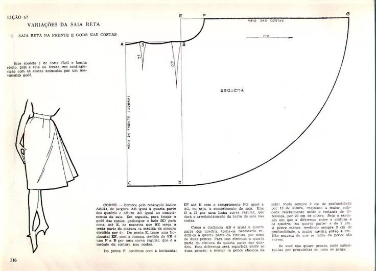 Пляжная юбка с запахом на завязках выкройка Free Vintage Skirt Sewing Draft Pattern / Tutorial (avec images) Patron couture,