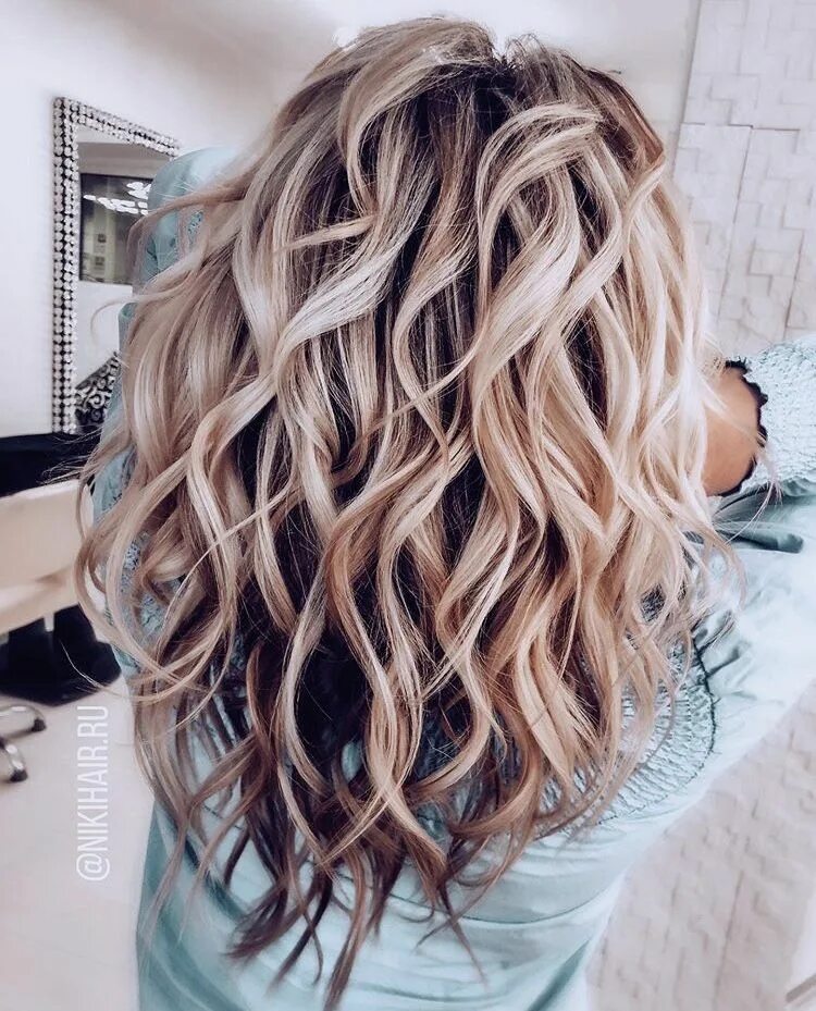 Пляжные локоны на средние волосы фото Pin on Hair styles Perfect hair color, Hair clothes, Hair styles