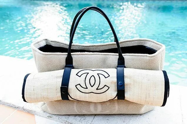 Пляжные сумки 2024 фото Chanel beach bag, Bags, Purses and bags