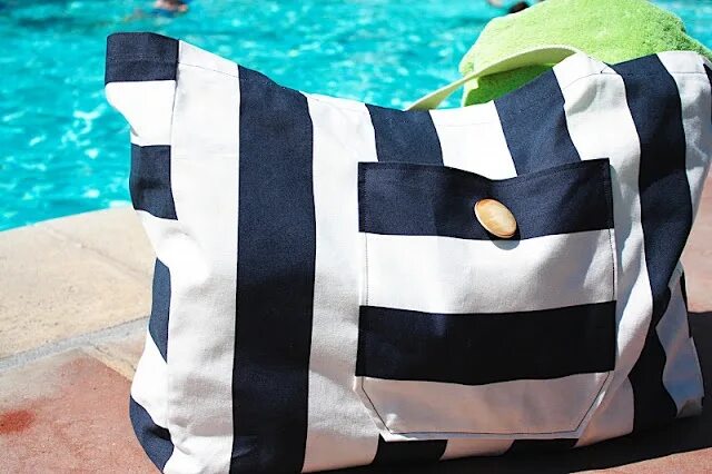 Пляжные сумки своими руками фото и выкройки Beach bag Canvas beach bag, Diy beach bag, Beach bag tutorials