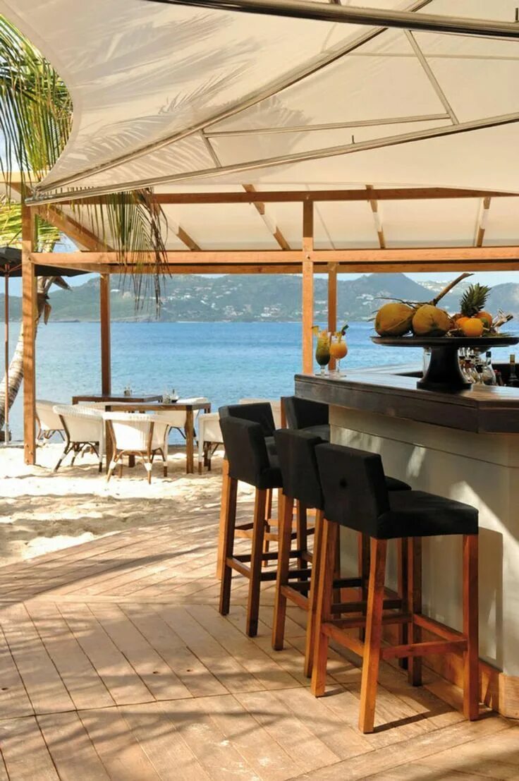 Пляжный бар фото Photo of the Day - Hotel Christopher Beach Bar, St. Barth Days hotel, Beach bars